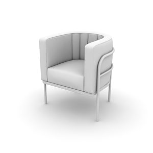 دانلود آبجکت صندلی راحتی مدل Armchair-25