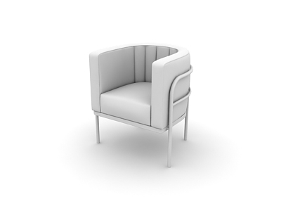 دانلود آبجکت صندلی راحتی مدل Armchair-25