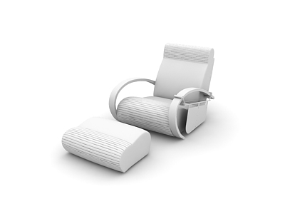 دانلود آبجکت صندلی راحتی مدل Armchair-32