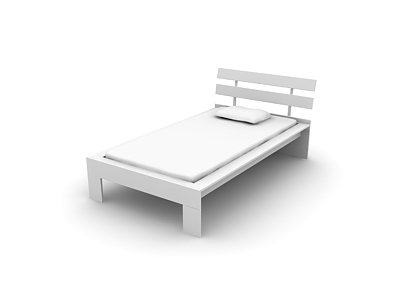 دانلود آبجکت تخت خواب مدل Bed-5