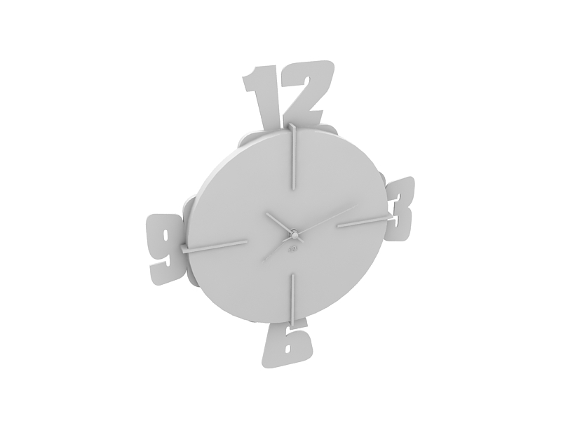 دانلود آبجکت ساعت مدل Clock-7
