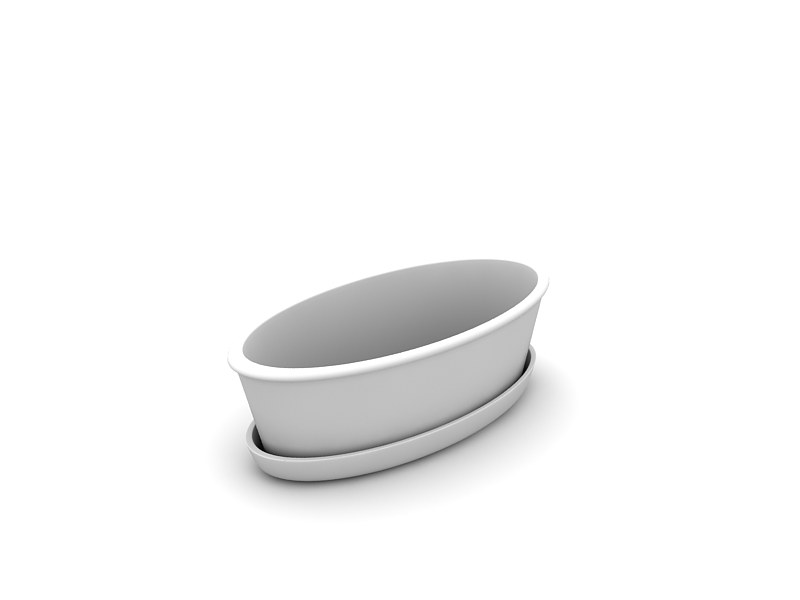 دانلود آبجکت گلدان مدل flowerpot-2