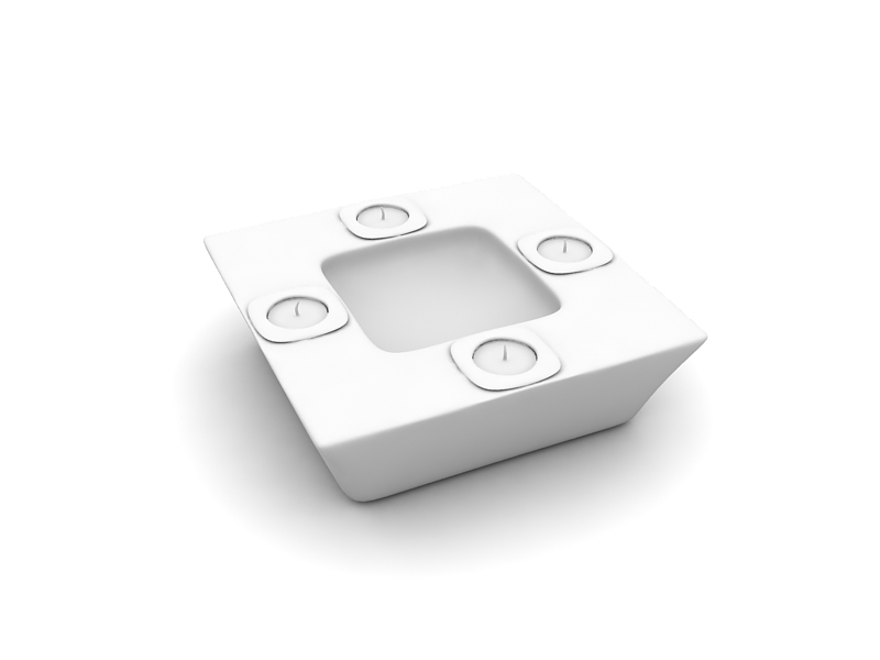 دانلود آبجکت شمع مدل Candlestick-13
