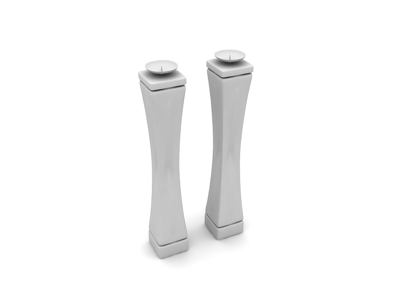 دانلود آبجکت شمع مدل Candlestick-15