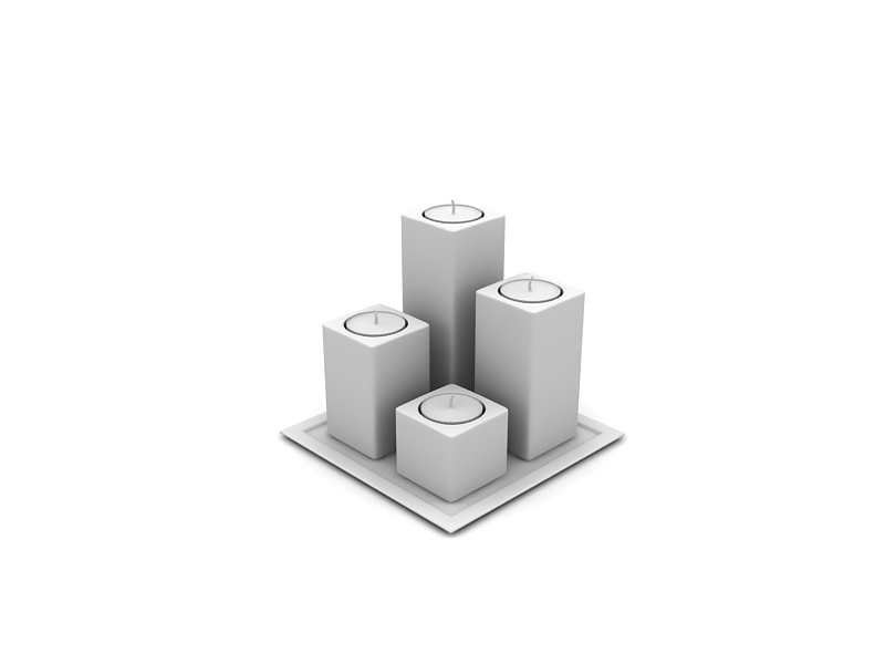 دانلود آبجکت شمع مدل Candlestick-2