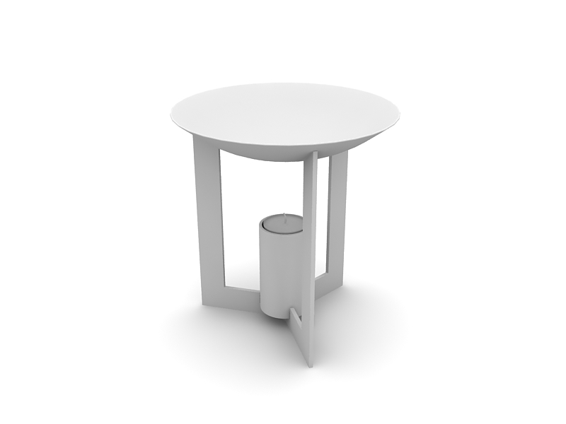 دانلود آبجکت شمع مدل Candlestick-4
