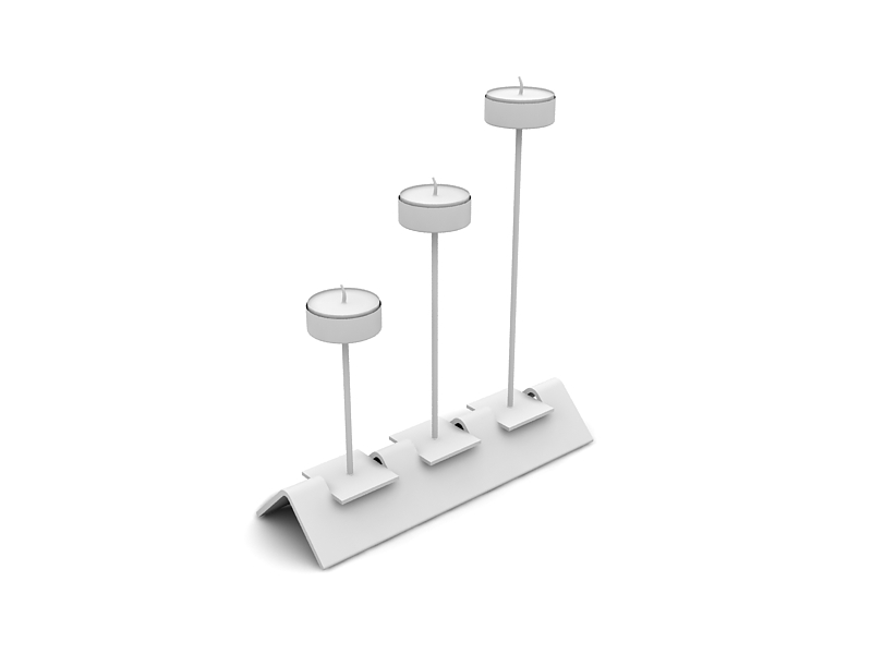 دانلود آبجکت شمع مدل Candlestick-5