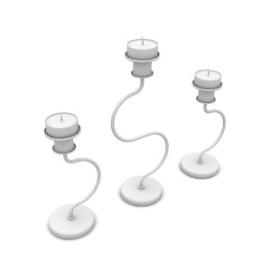 دانلود آبجکت شمع مدل Candlestick-8