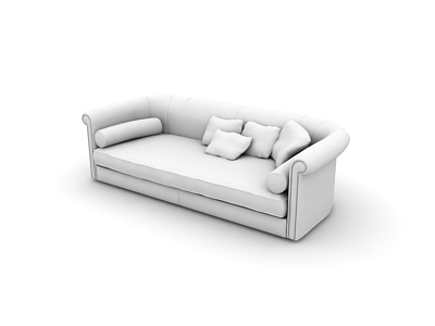 دانلود آبجکت مبل مدل Couch-7
