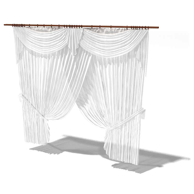 دانلود آبجکت پرده مدل Curtain-10