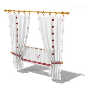 دانلود آبجکت پرده مدل Curtain-29