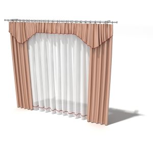دانلود آبجکت پرده مدل Curtain-37