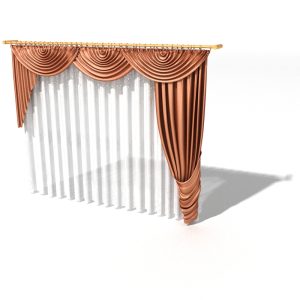 دانلود آبجکت پرده مدل Curtain-39