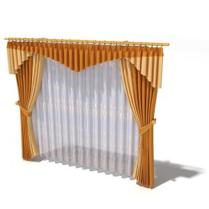 دانلود آبجکت پرده مدل Curtain-44