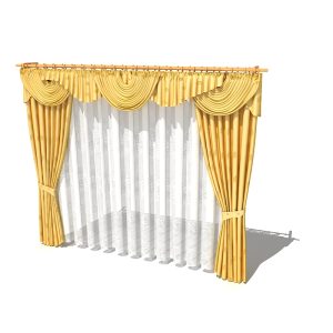دانلود آبجکت پرده مدل Curtain-46