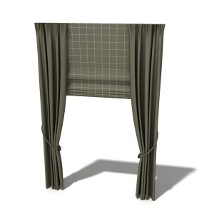 دانلود آبجکت پرده مدل Curtain-52