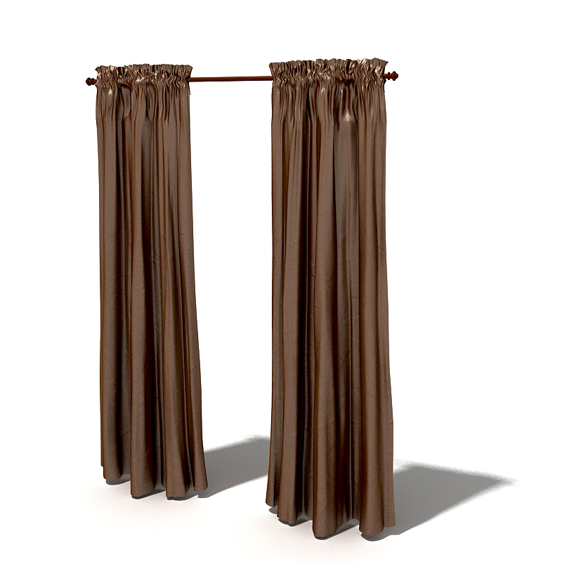دانلود آبجکت پرده مدل Curtain-62