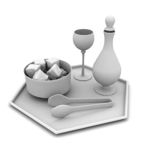 دانلود آبجکت ظرف مدل Dish-13