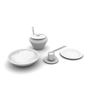 دانلود آبجکت ظرف مدل Dish-15