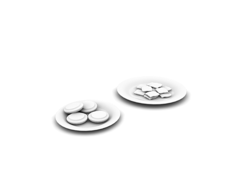 دانلود آبجکت ظرف مدل Dish-5