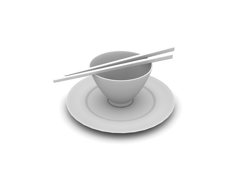 دانلود آبجکت ظرف مدل Dish-7