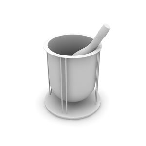 دانلود آبجکت ظرف مدل Dish-8