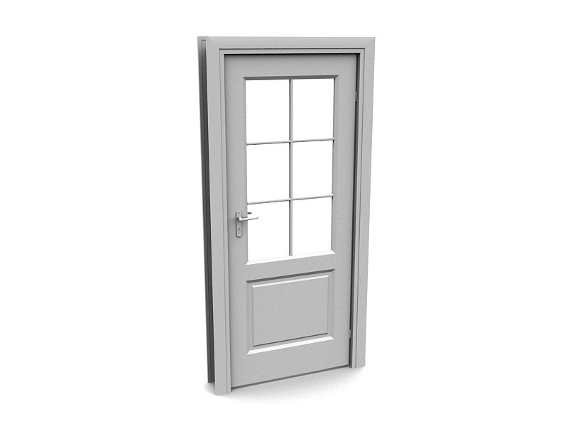 دانلود آبجکت درب مدل Door-6