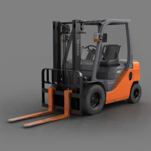 دانلود آبجکت خودرو لیفتراک مدل Emergency-car-11