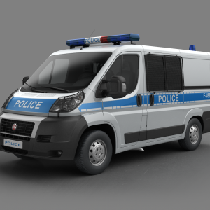 دانلود آبجکت خودرو امدادی مدل Emergency-car-3