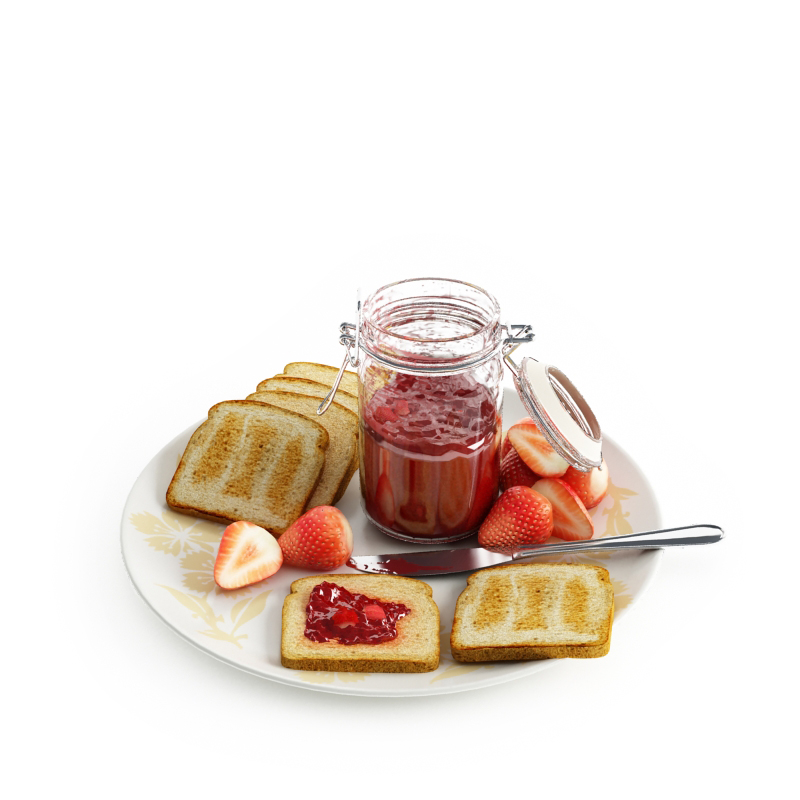 دانلود آبجکت غذا مدل Food-2