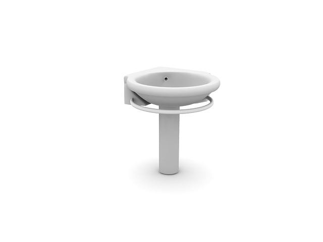 دانلود آبجکت سینک دستشویی مدل Sink-7