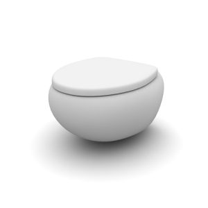 دانلود آبجکت توالت فرنگی مدل Toilet-3