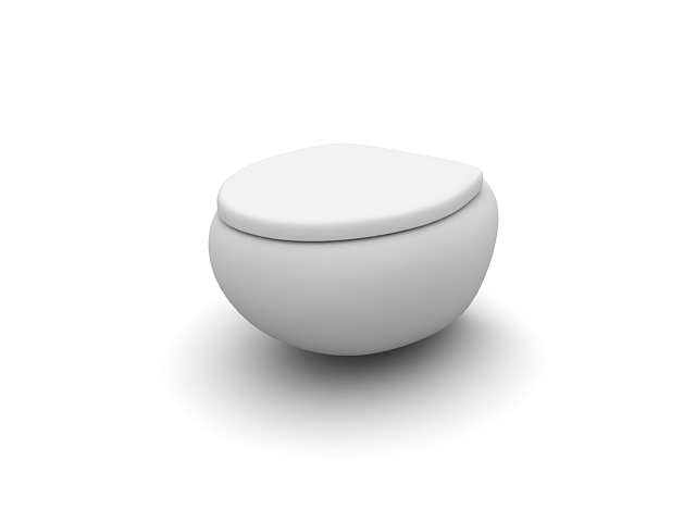 دانلود آبجکت توالت فرنگی مدل Toilet-3