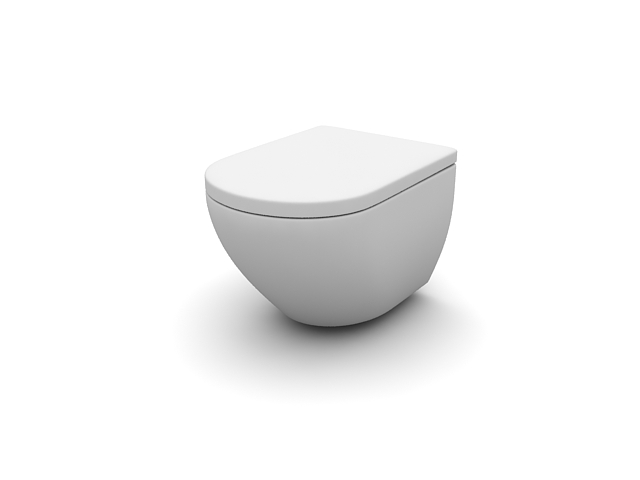 دانلود آبجکت توالت فرنگی مدل Toilet-4