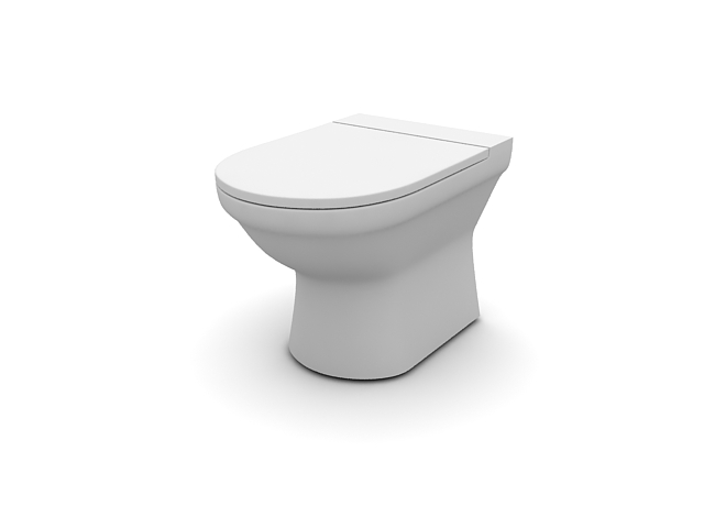 دانلود آبجکت توالت فرنگی مدل Toilet-6