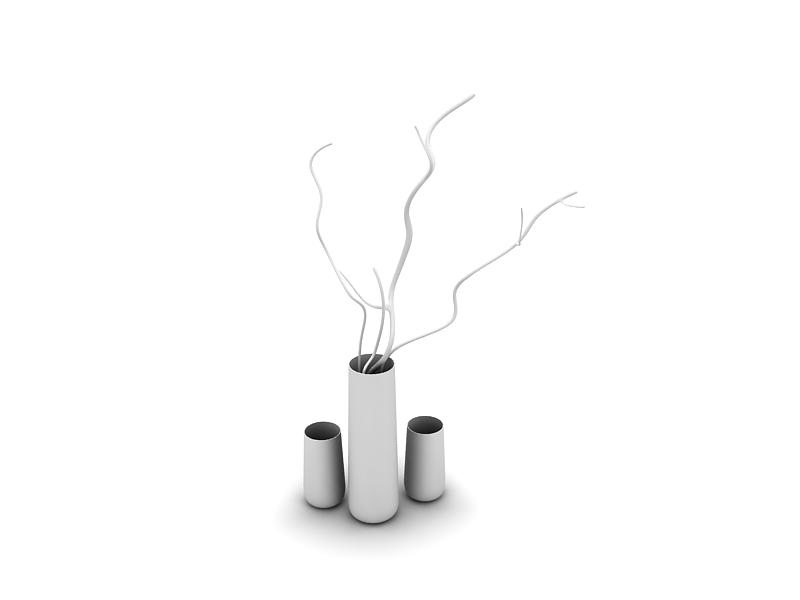 دانلود آبجکت گلدان تزیینی مدل Vase-8