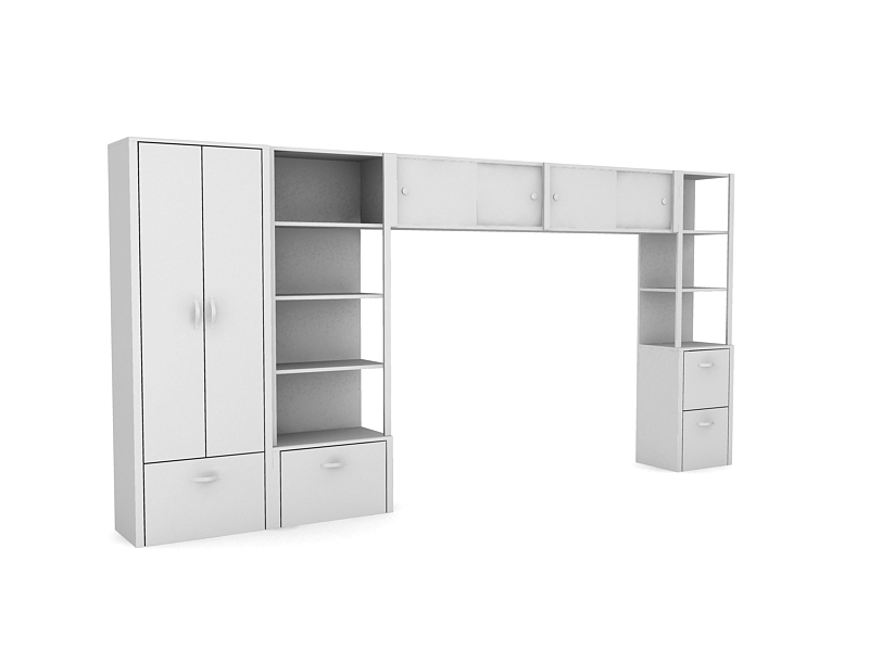 دانلود آبجکت کمد مدل Closet-74