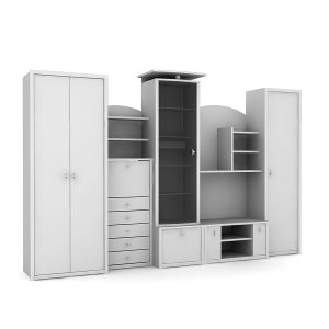 دانلود آبجکت کمد مدل Closet-76