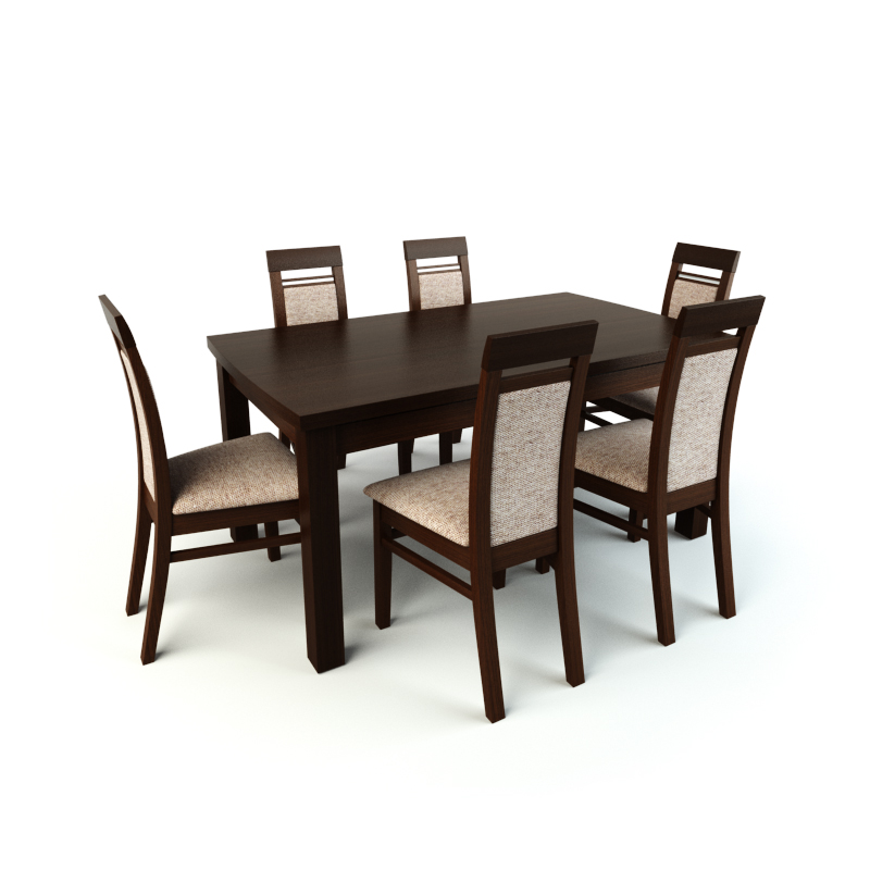 دانلود آبجکت میز ناهار خوری مدل Dining-table-1