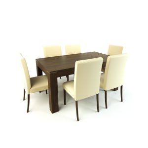دانلود آبجکت میز ناهار خوری مدل Dining-table-2