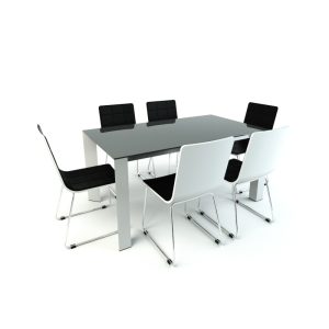 دانلود آبجکت میز ناهار خوری مدل Dining-table-6