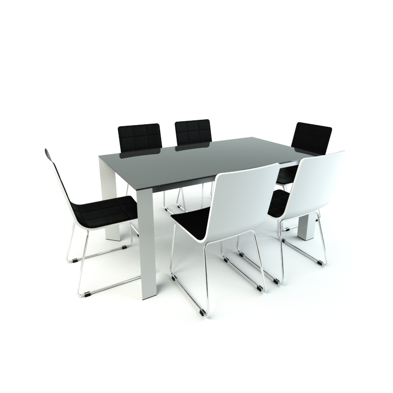 دانلود آبجکت میز ناهار خوری مدل Dining-table-6
