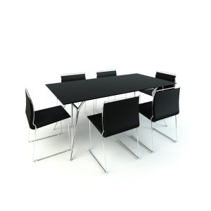 دانلود آبجکت میز ناهار خوری مدل Dining-table-8