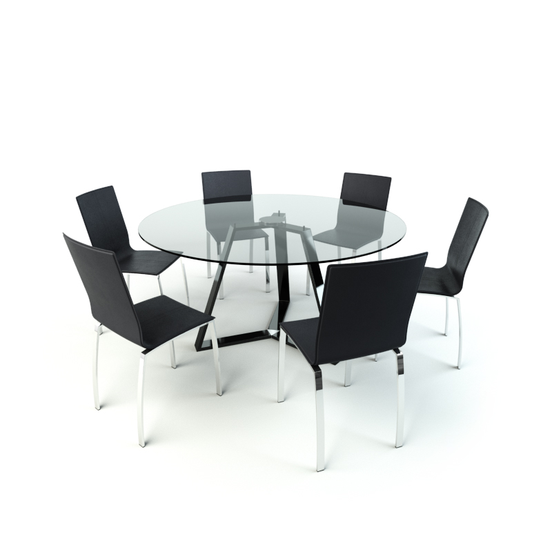 دانلود آبجکت میز ناهار خوری مدل Dining-table-9