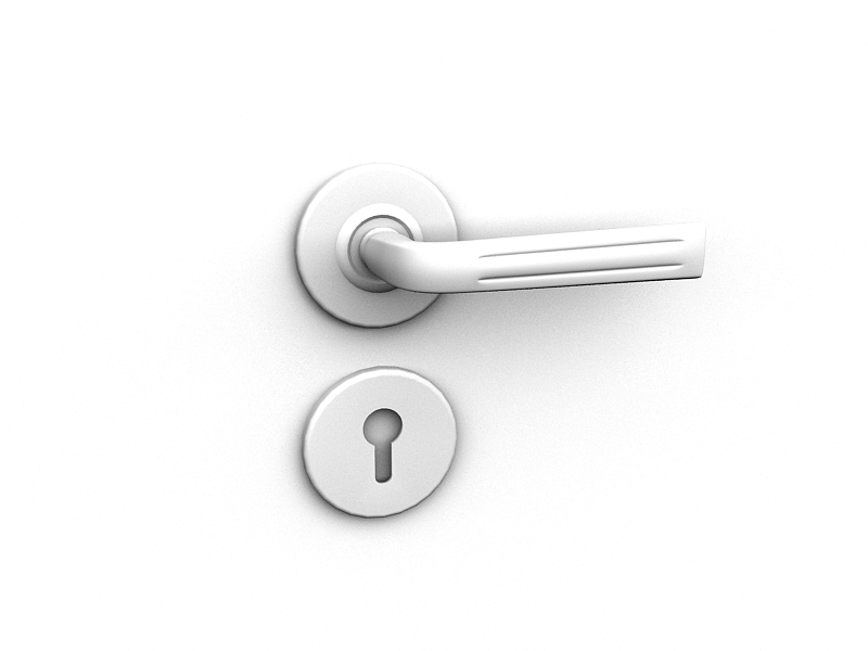 دانلود آبجکت دستگیره درب مدل Door-handle-12