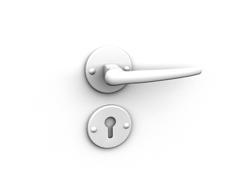 دانلود آبجکت دستگیره درب مدل Door-handle-15