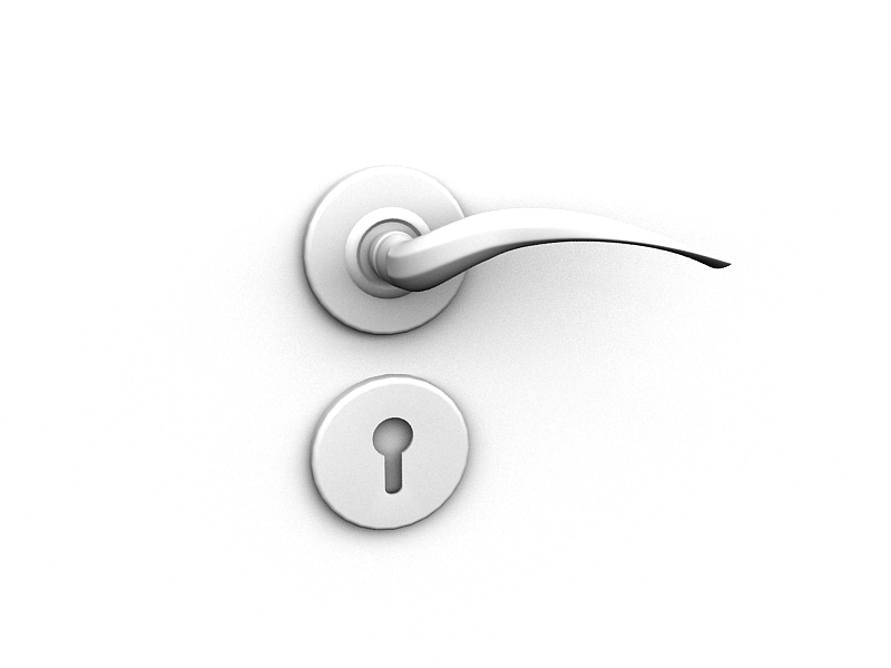 دانلود آبجکت دستگیره درب مدل Door-handle-7