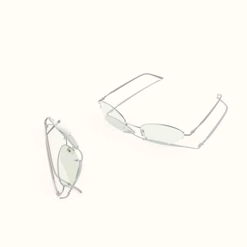 دانلود آبجکت عینک مدل Glasses-3