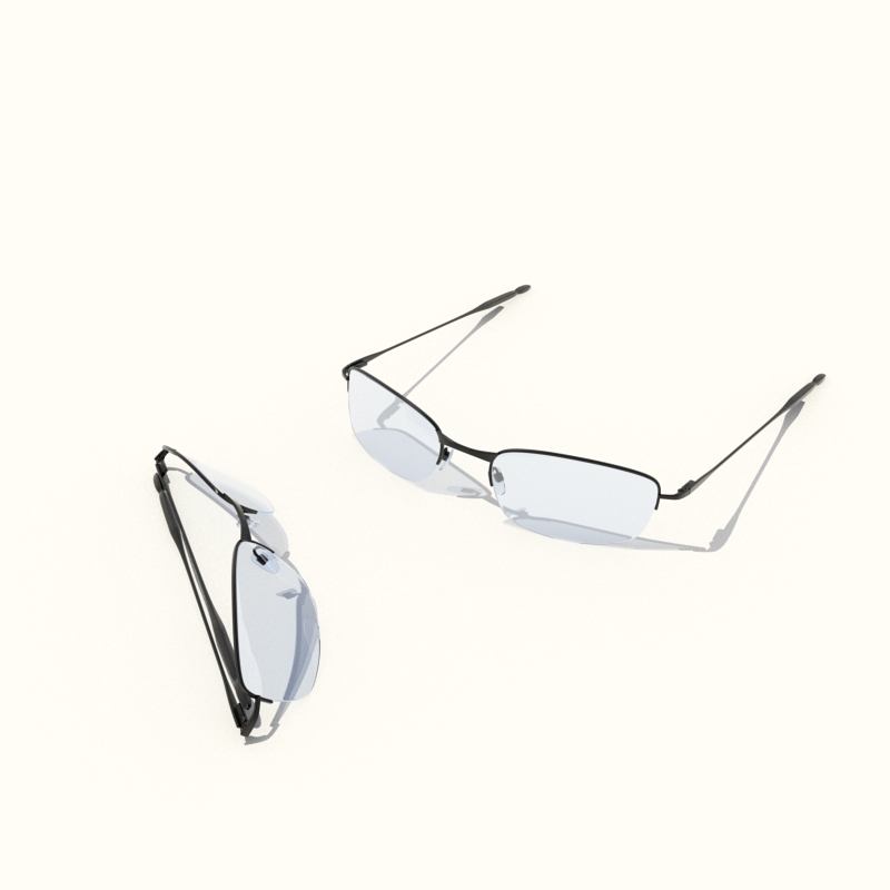 دانلود آبجکت عینک مدل Glasses-4