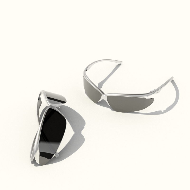 دانلود آبجکت عینک مدل Glasses-9